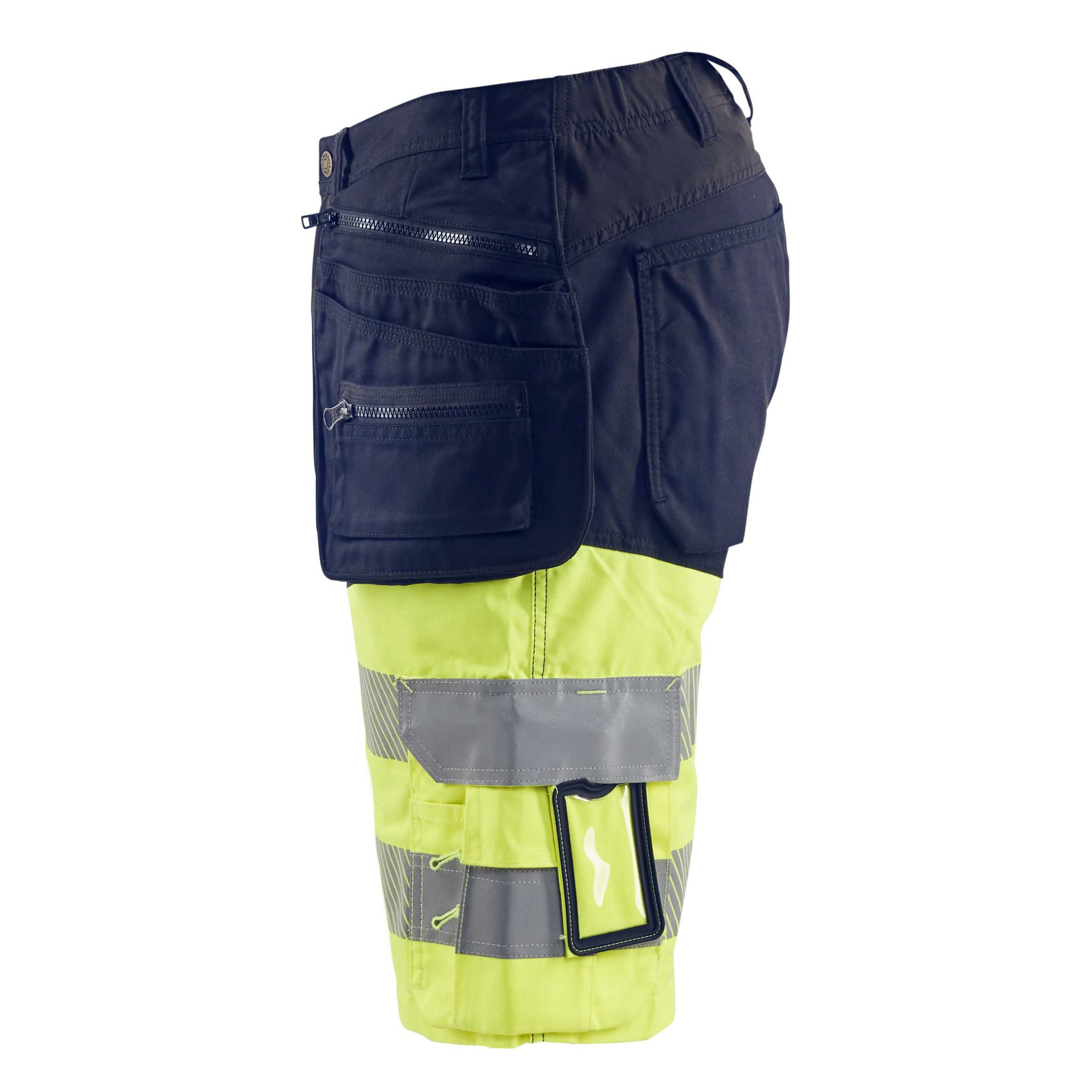 BLAKLADER 15961811 | Hi Vis shorts with stretch Hi Vis Reflective Work Shorts Men - Stretch Fabric – Image 6