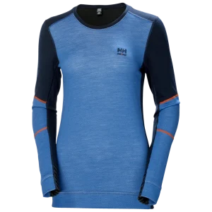 HELLY HANSEN W HH LIFA MERINO CREWNECK 75209 Long Sleeve Work T-Shirt WOMEN - Merino Wool Blend