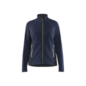 BLAKLADER 47661010 Women's Microfleece Jacket Hi Vis Reflective Work Jacket WOMEN - Antipilling