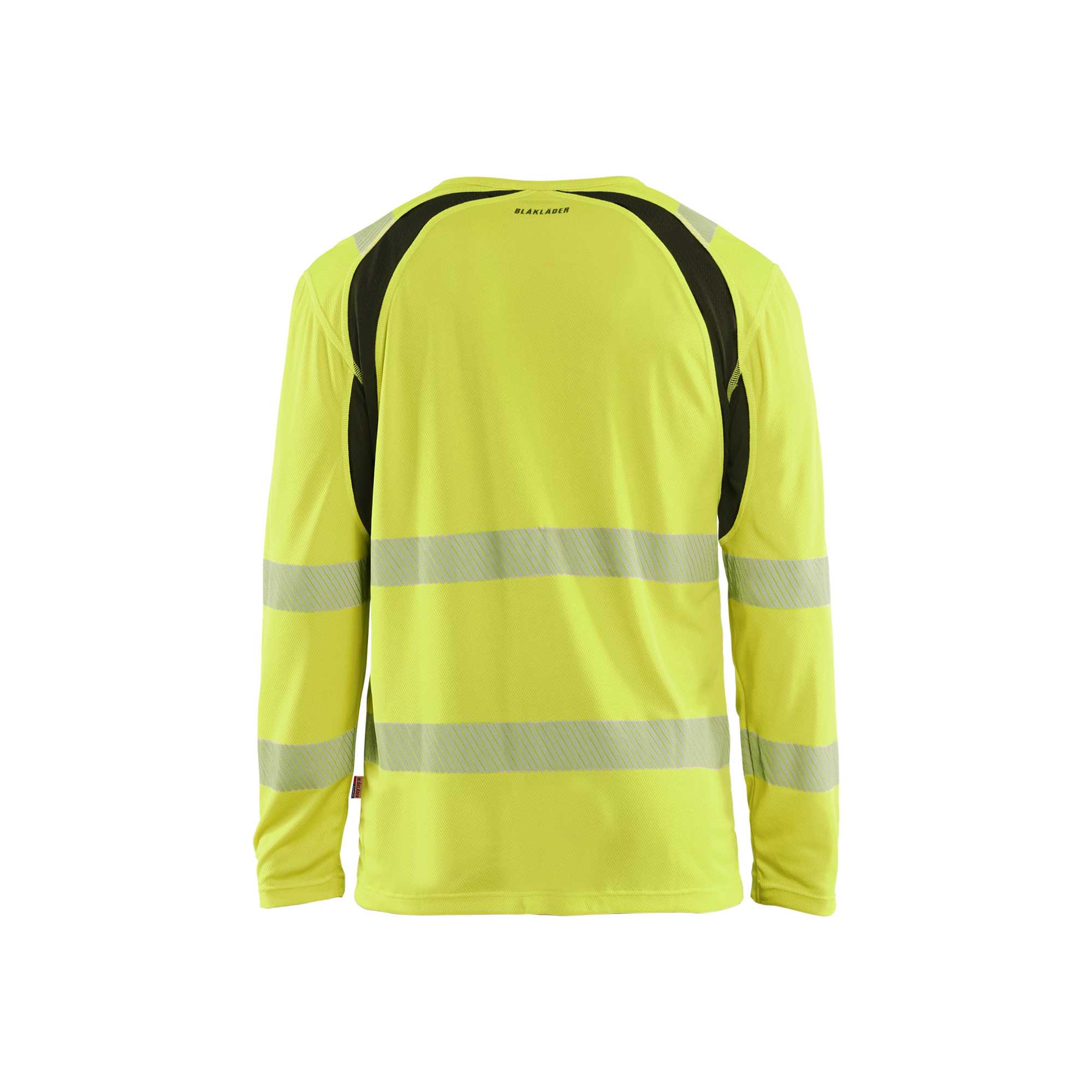 BLAKLADER 35991013 Hi Vis UV Protected Long Sleeved T Shirt Hi Vis Reflective Long Sleeve Work T-Shirt MEN - 100% Polyester – Image 7