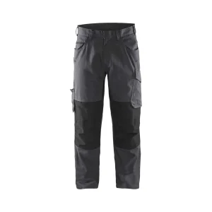 BLAKLADER 14951330 | Service Trousers with Stretch Work Trousers Men - Ripstop Fabric