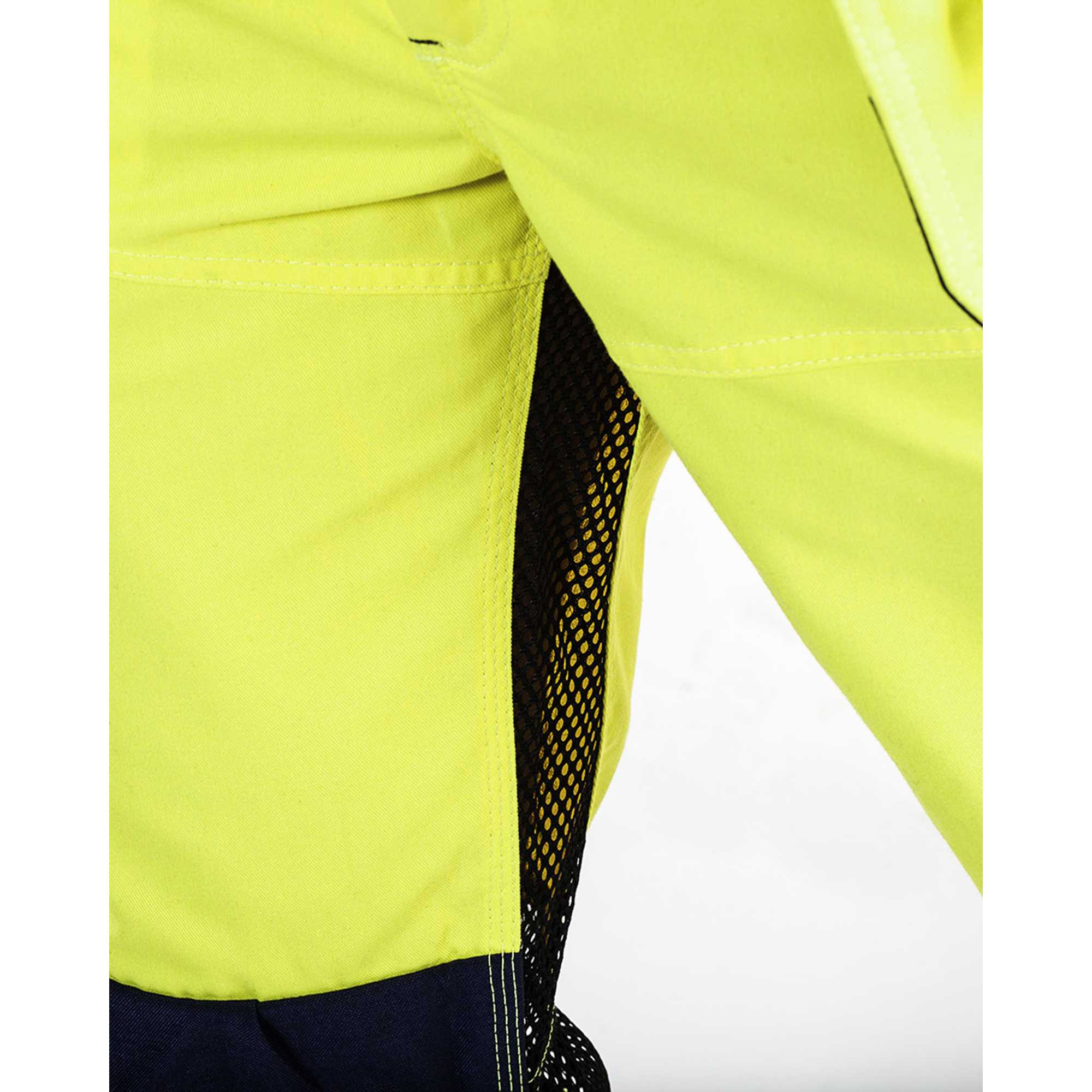 BLAKLADER 15651811 | Ventilated Hi Vis trousers Hi Vis Reflective Work Trousers Men - Mesh Panels – Image 6