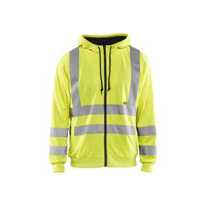 BLAKLADER 33461974 Hi Vis Reflective Hoodie Work Sweatshirt MEN - 100% Polyester