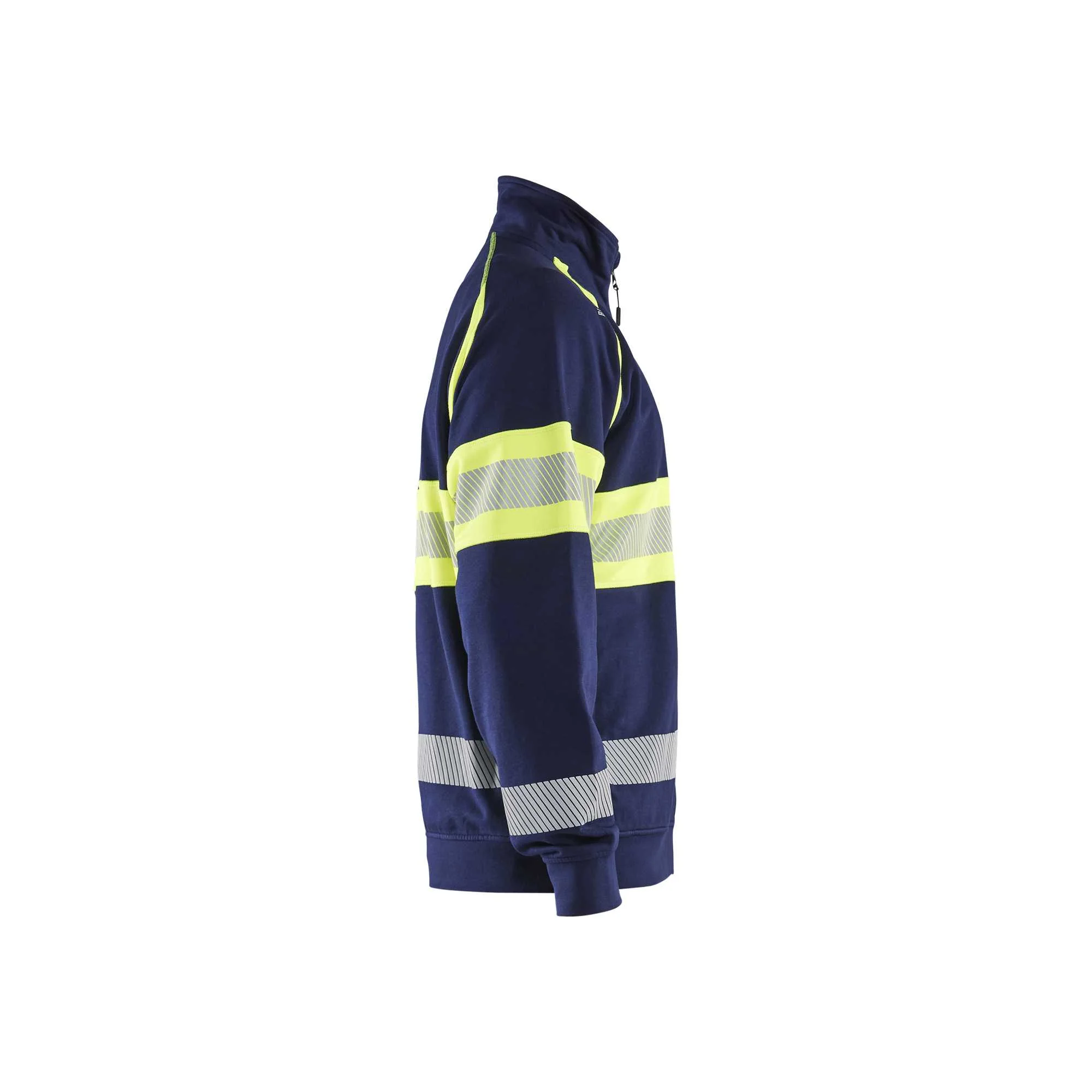 BLAKLADER 35511158 Hi Vis Sweater Hi Vis Reflective Full-zip Work Sweatshirt MEN - 100% Cotton – Image 5